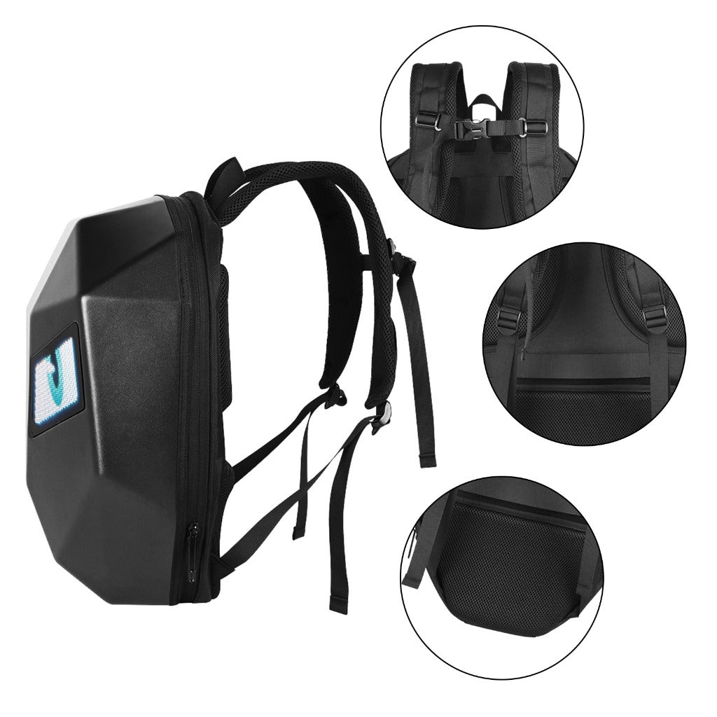 LED Advertising Display Backpack Outdoor Walking School Bag Full Color  Screen Smartphone Programmable LED Backpack Portable Bag - AliExpress